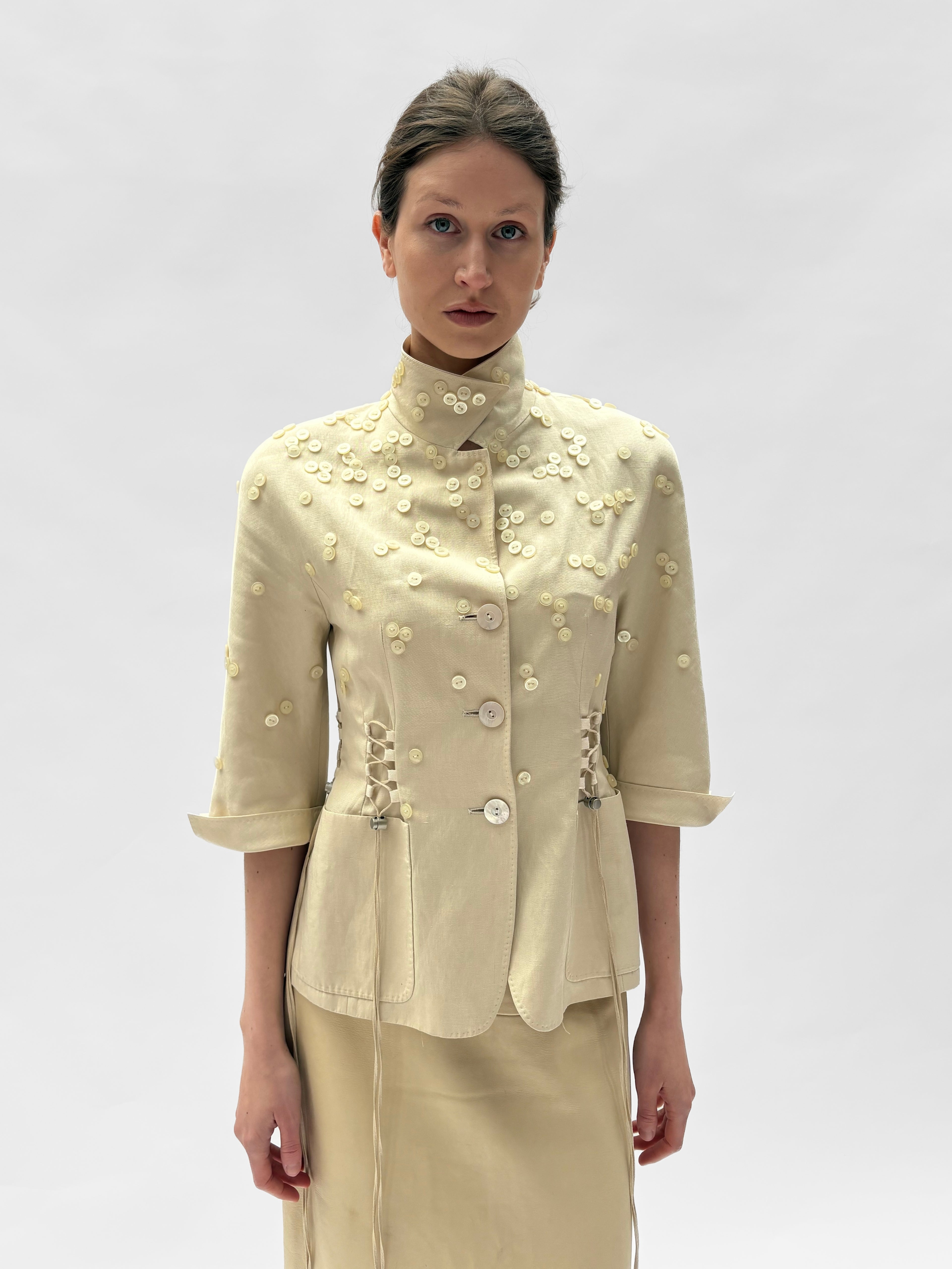 Piece No. 23 — The Silk Button Corset Top