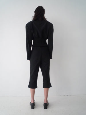Cropped Bomber Jacket