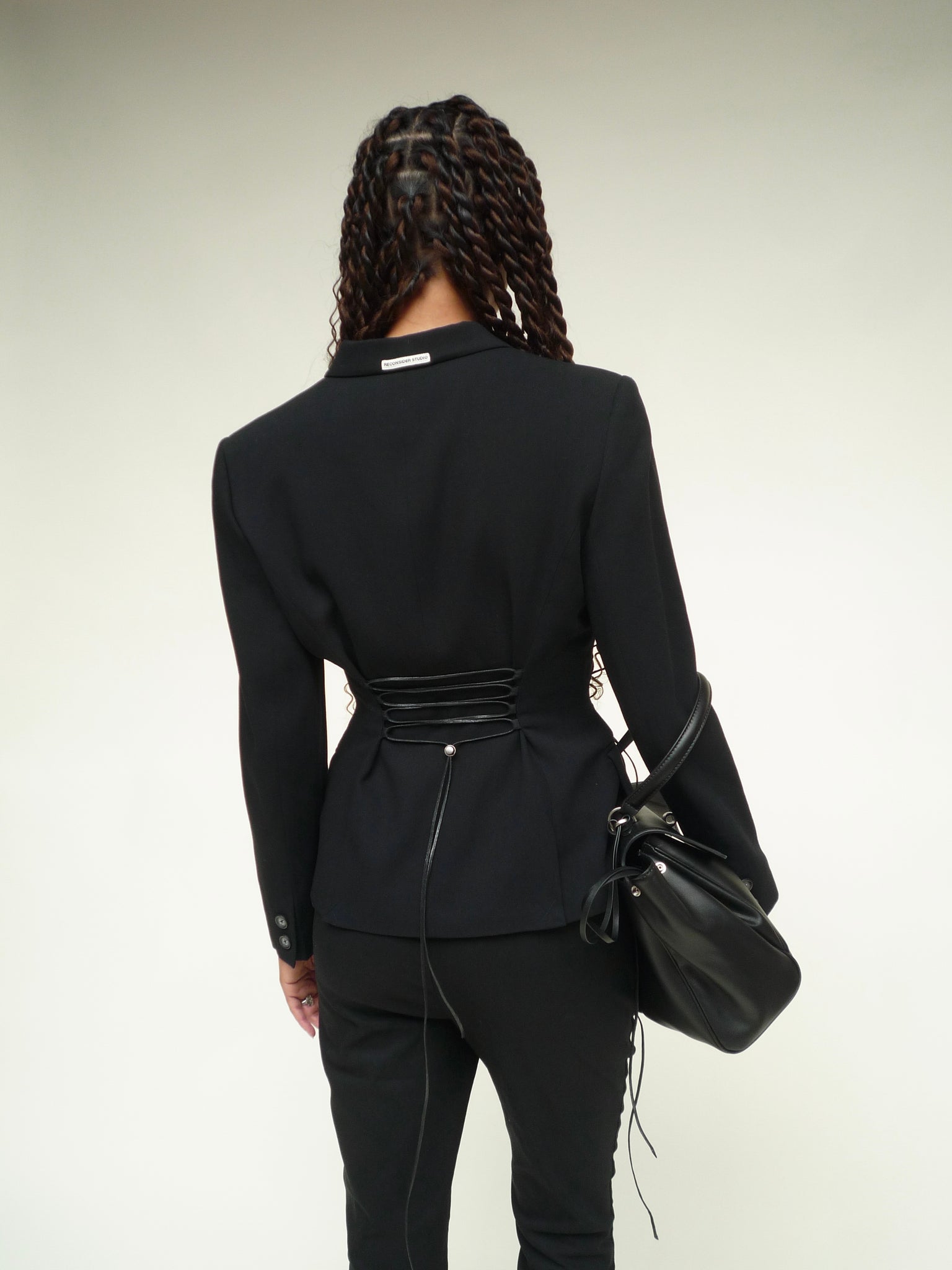 Fitted Black Blazer