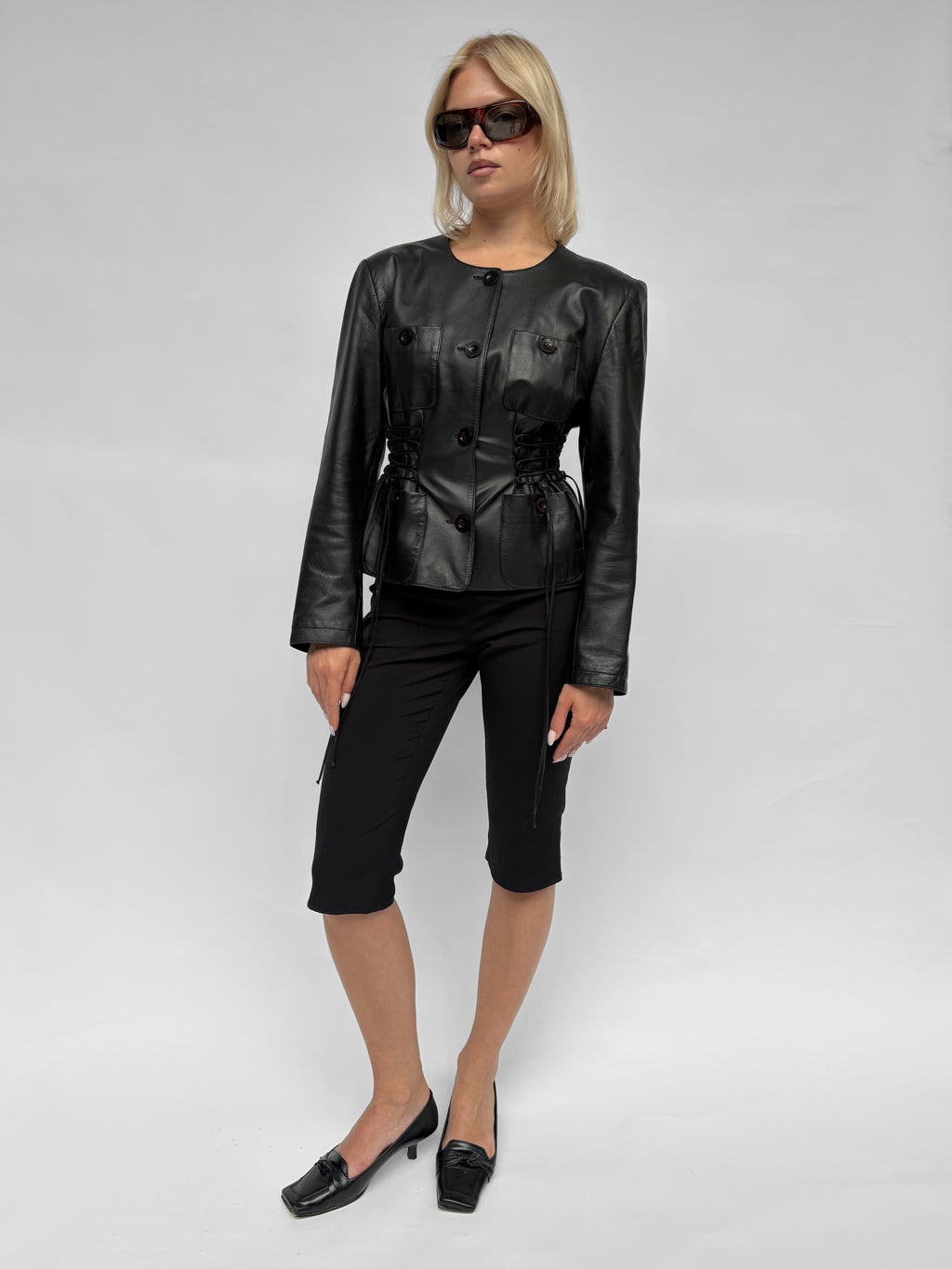 Piece No. 02 — The Leather Lace-Up Jacket