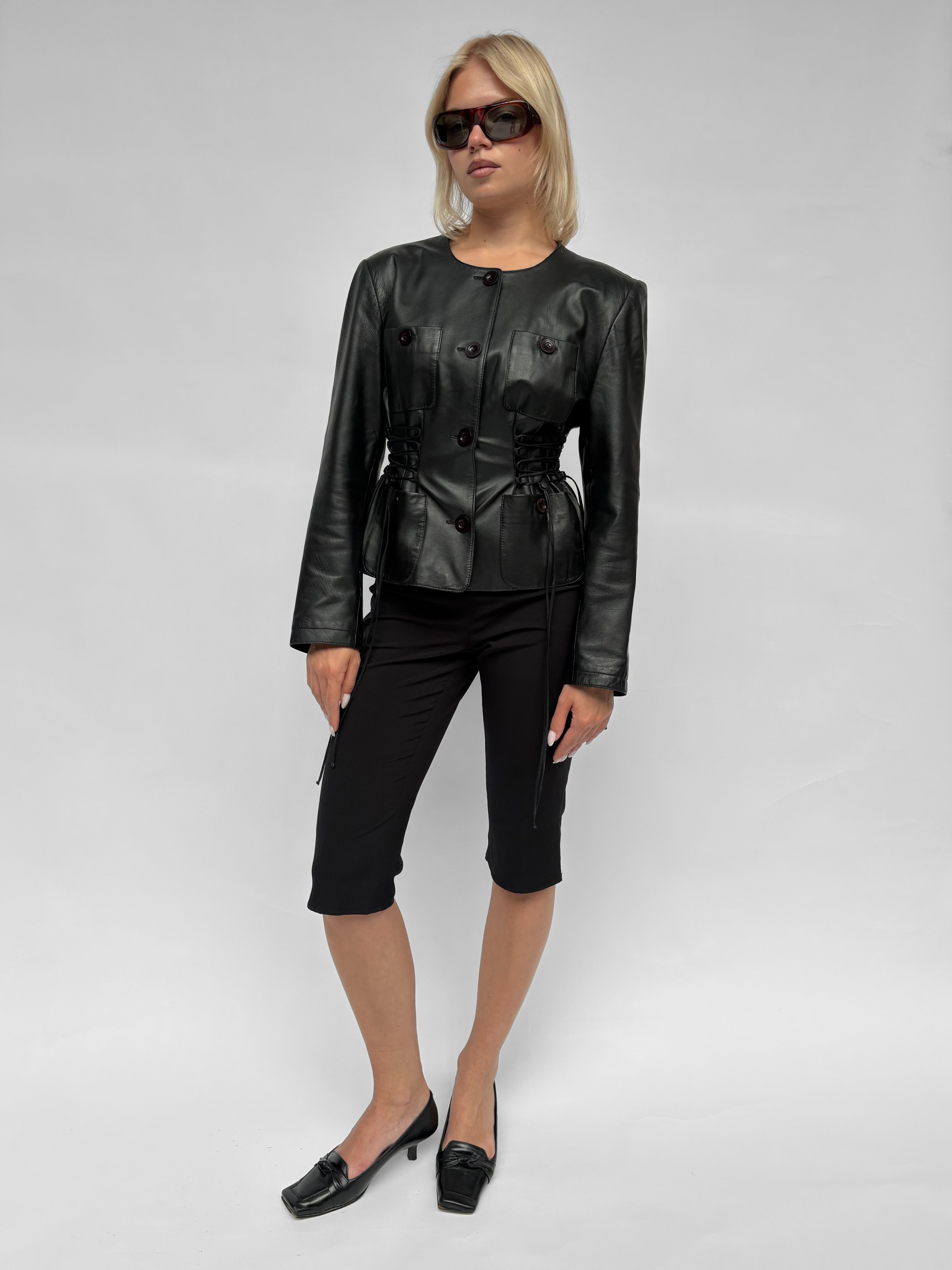 Piece No. 02 — The Leather Lace-Up Jacket