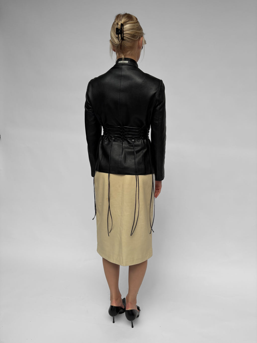 Piece No. 07 — The Leather Lace Up Jacket