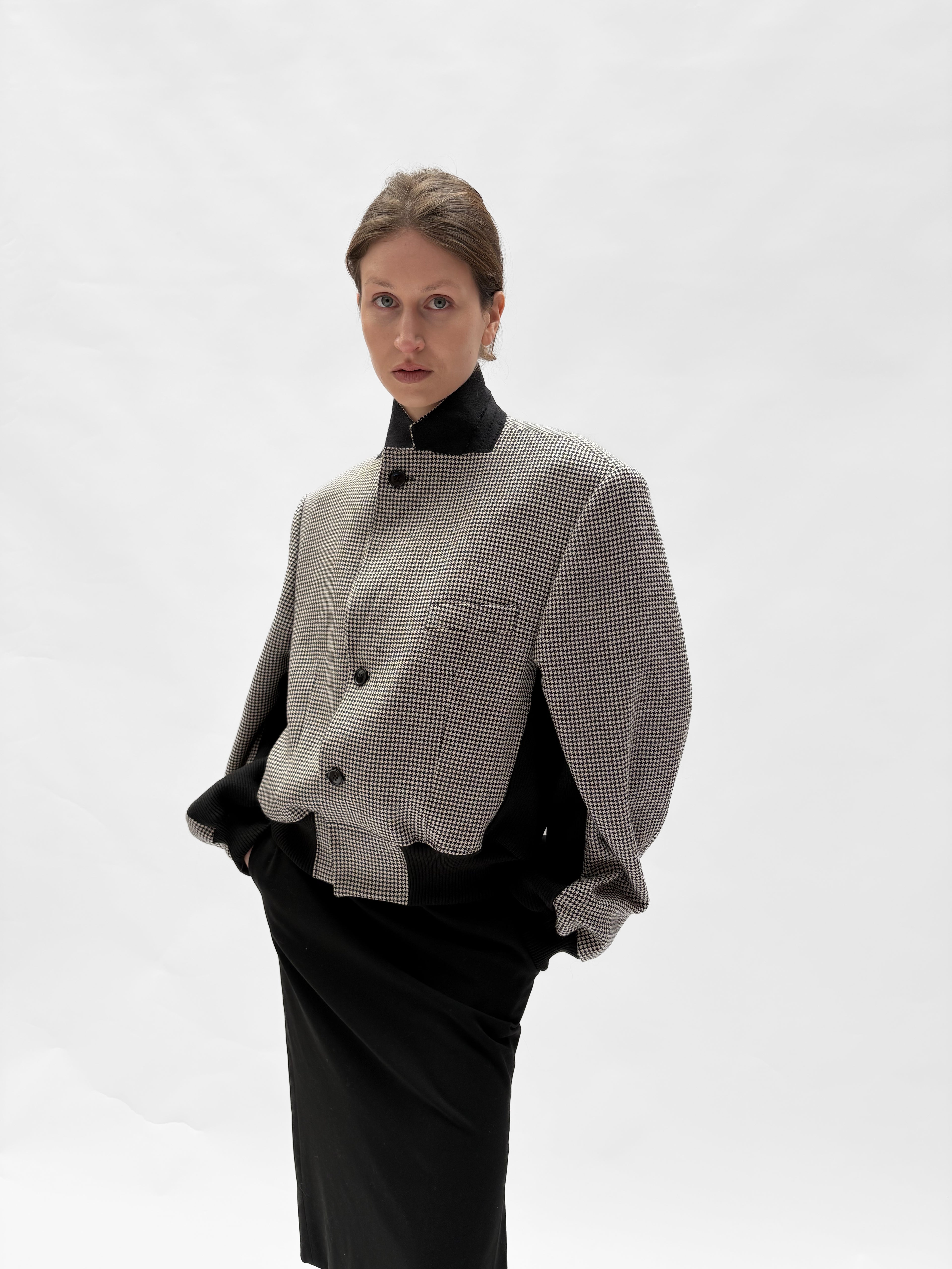 Piece No. 30 — The Pied-de-poule Bomber Blazer