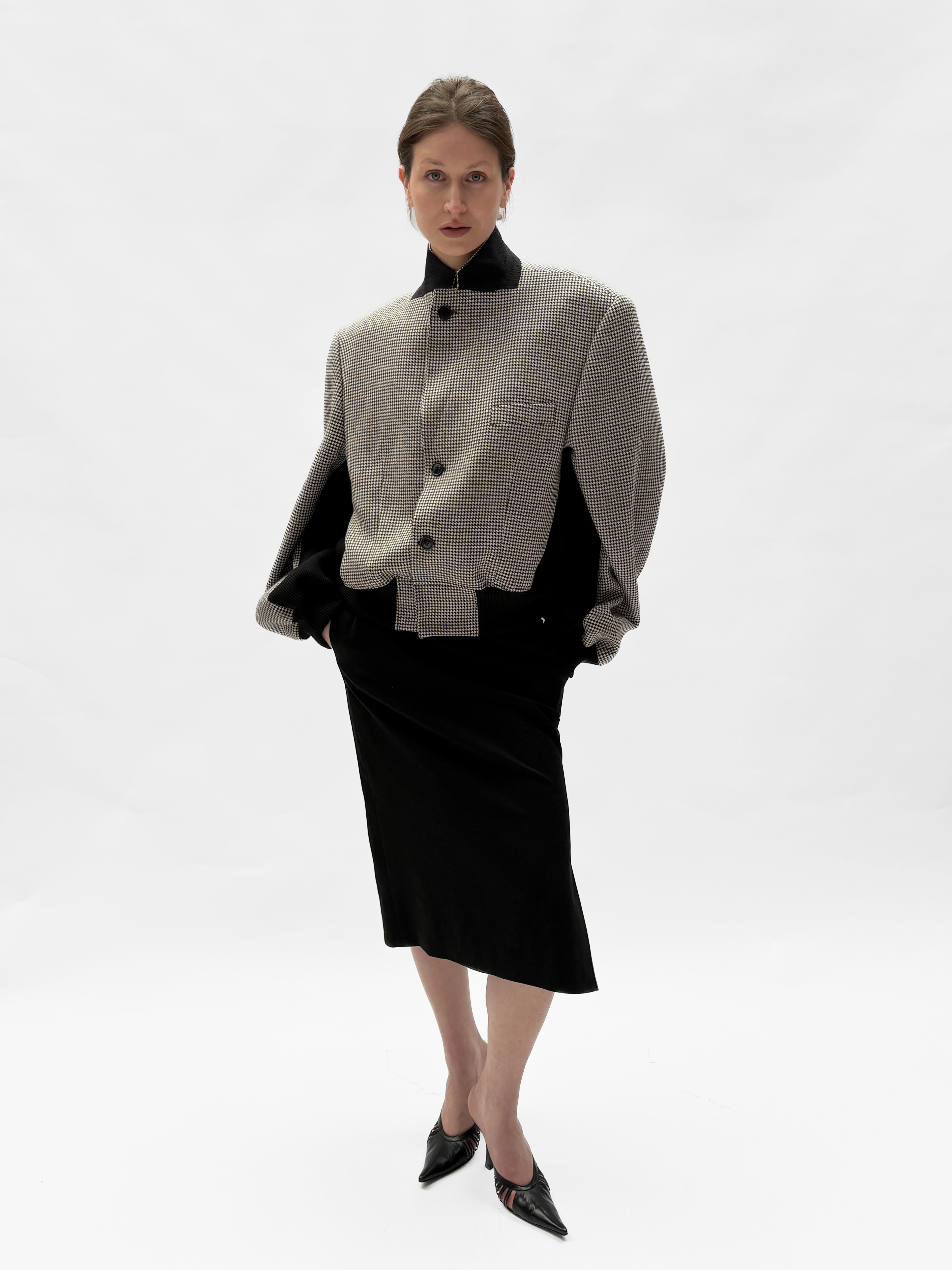 Piece No. 30 — The Pied-de-poule Bomber Blazer