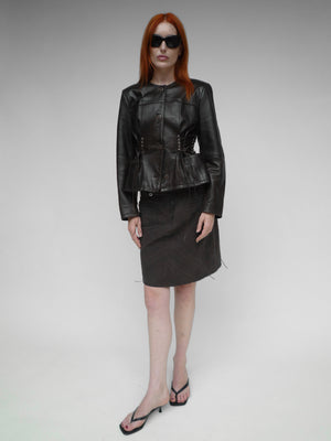 Leather Jacket Brown