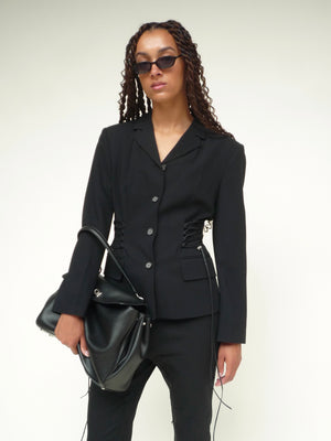 Fitted Black Blazer