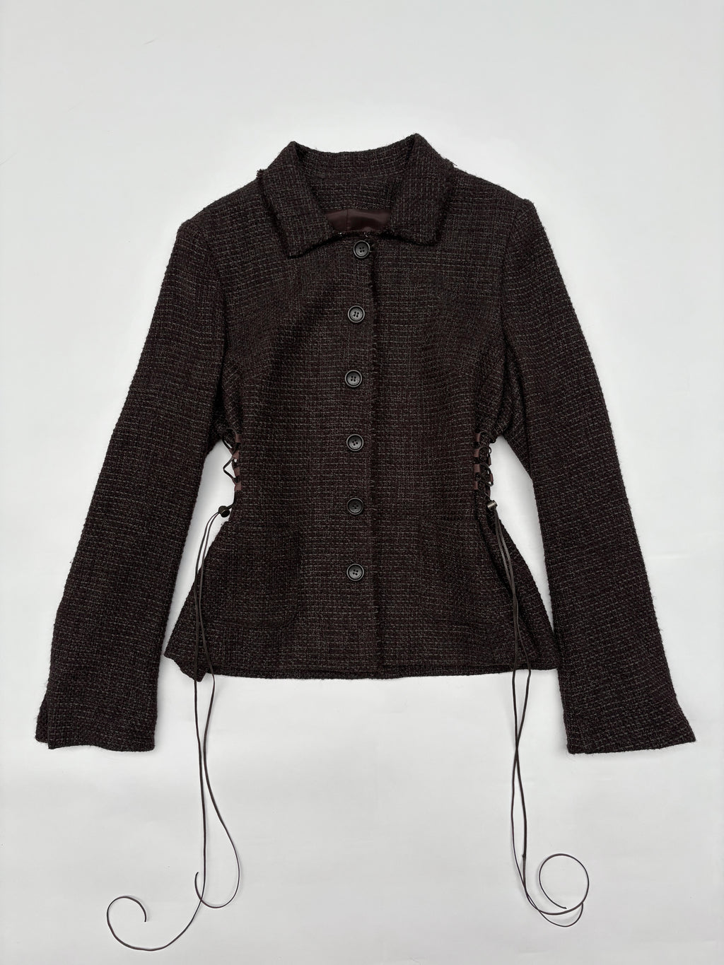 Piece No. 14 — The Brown Tweed Corset Jacket
