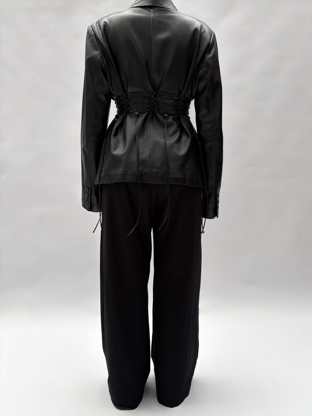 Piece No. 08 — The Leather Lace-Up Jacket