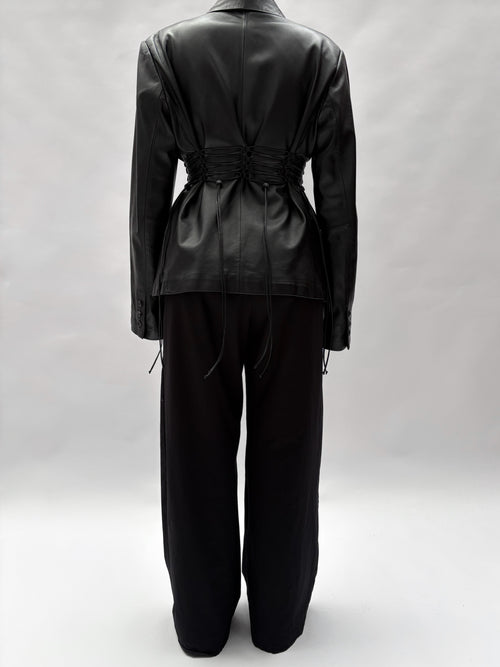 Piece No. 08 — The Leather Lace-Up Jacket