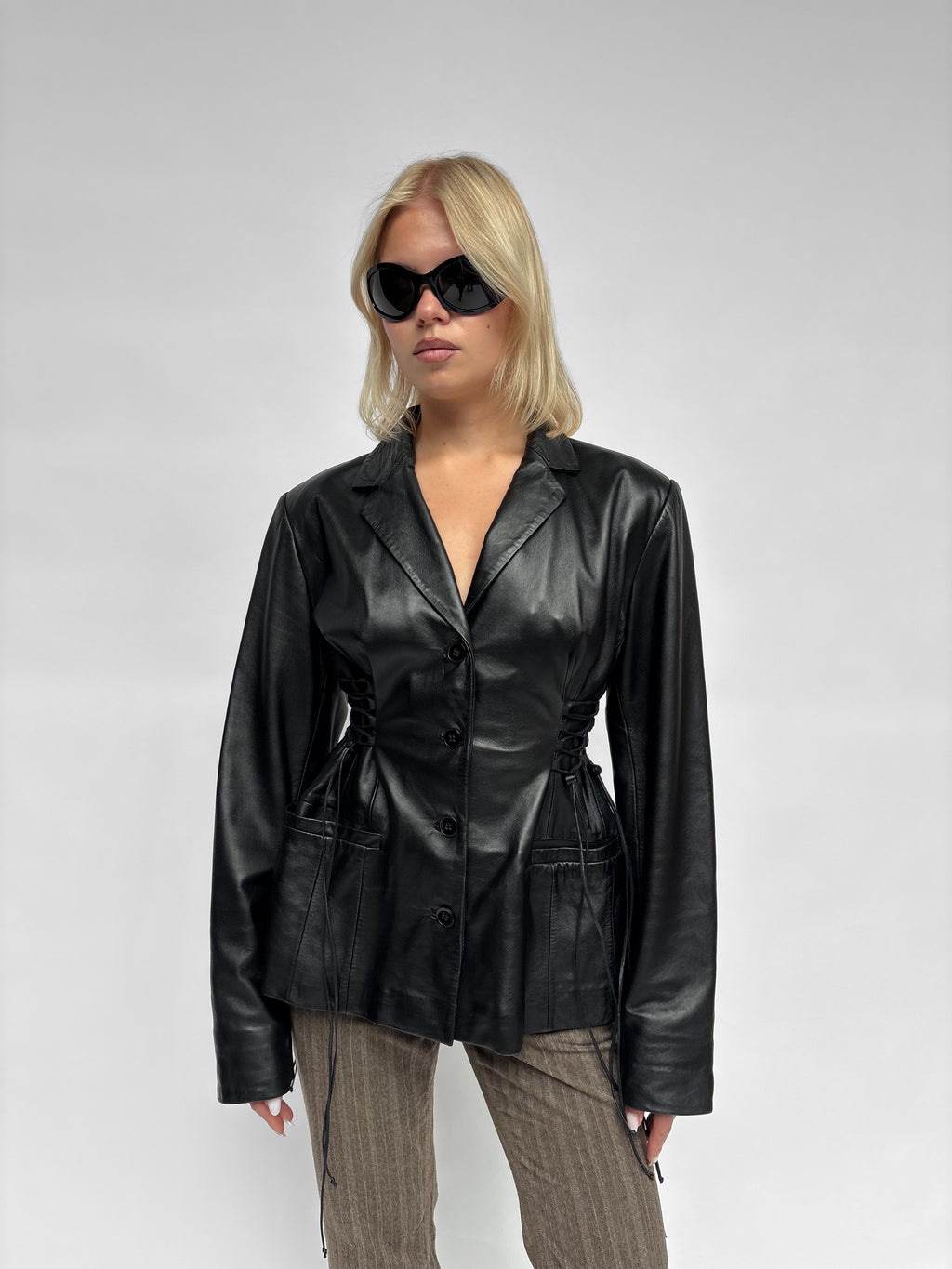Piece No. 06 — The Leather Lace-Up Jacket