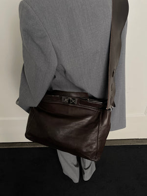 Crossbody Workbag in Brown