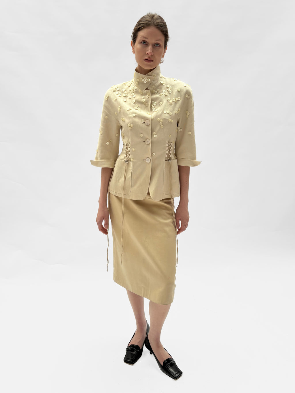 Piece No. 23 — The Silk Button Corset Top