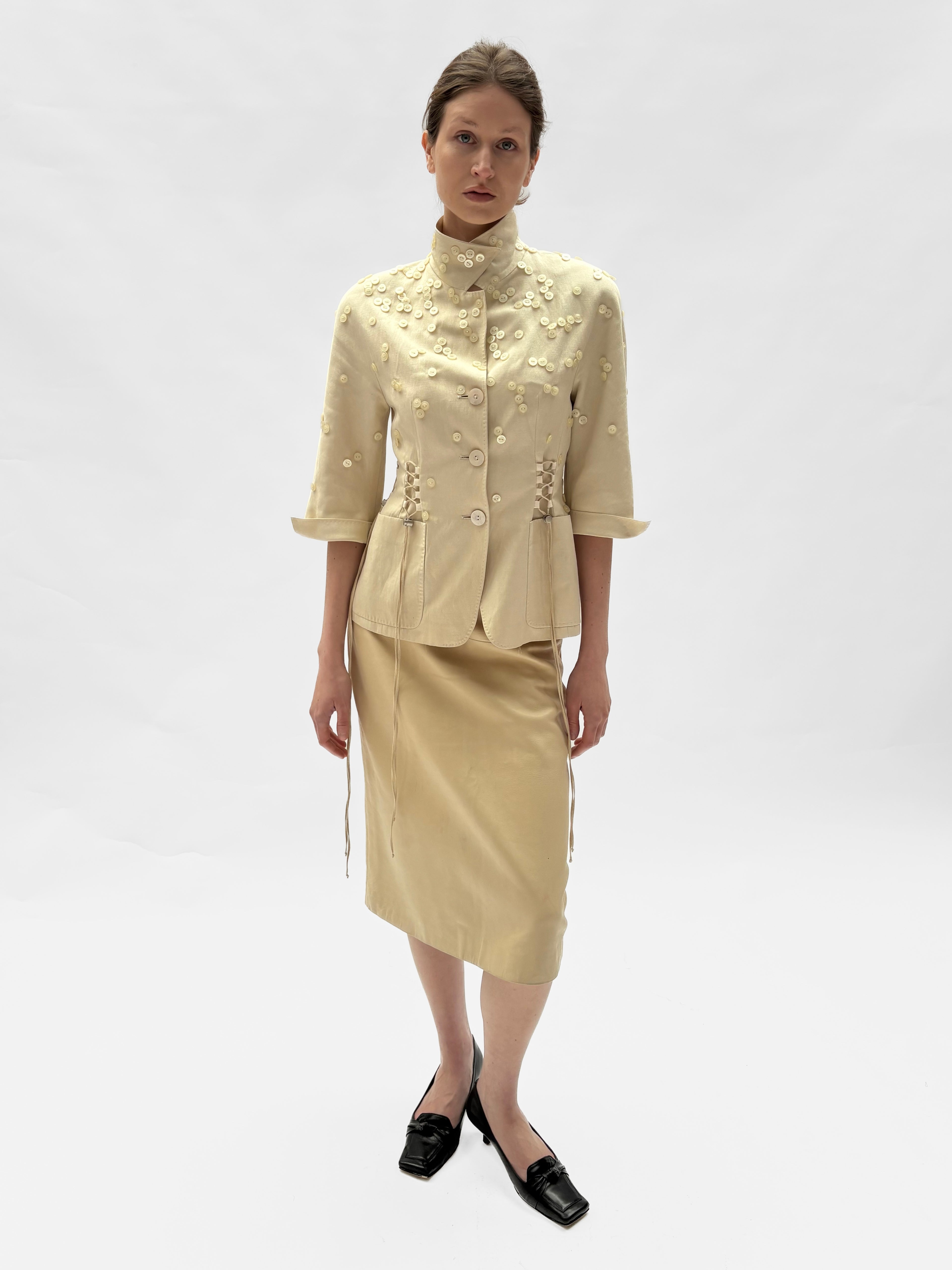 Piece No. 23 — The Silk Button Corset Top