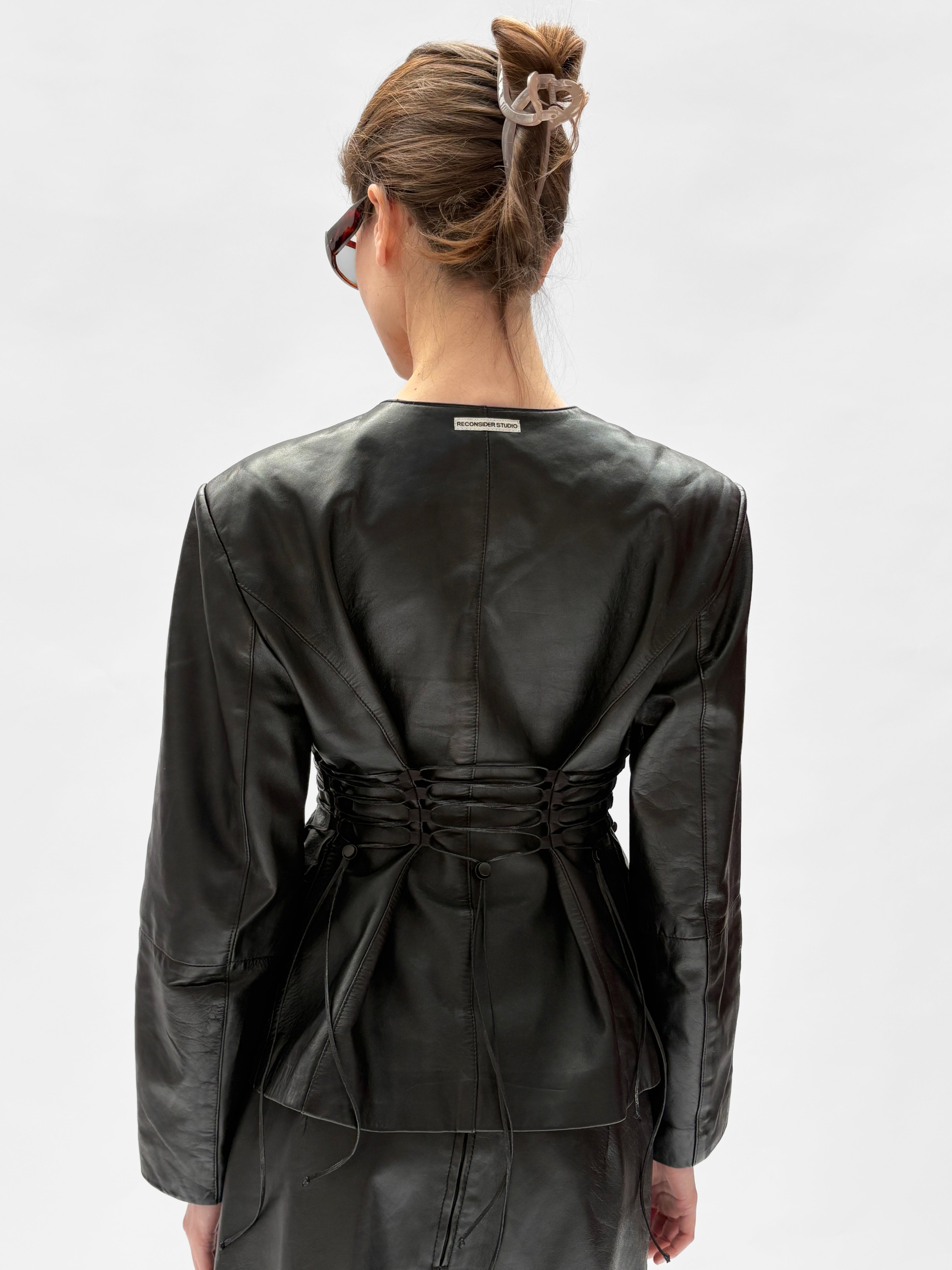 Piece No. 31 — The Leather Lace-Up Jacket