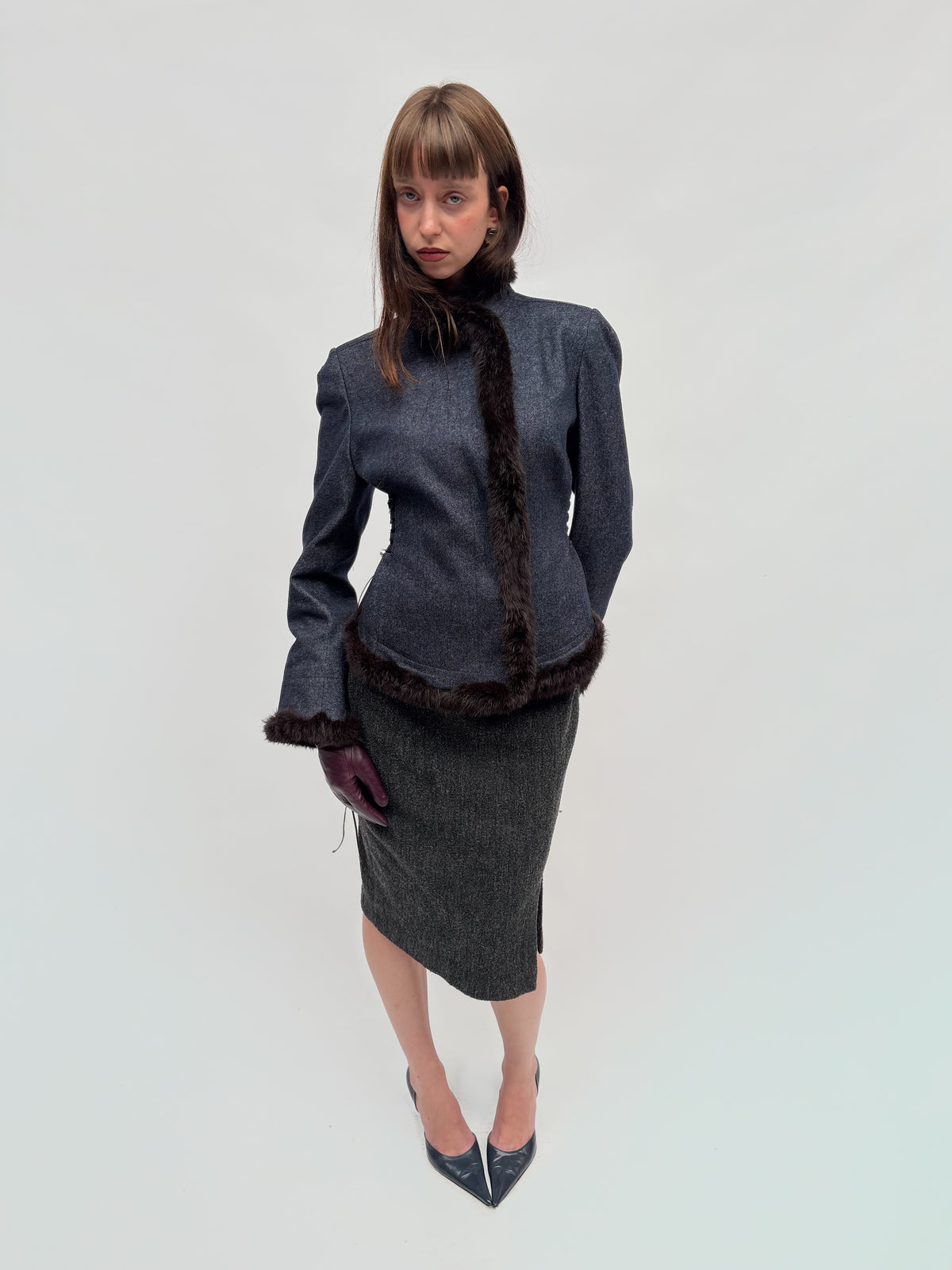 Piece No. 63 — The Denim Fur Blazer