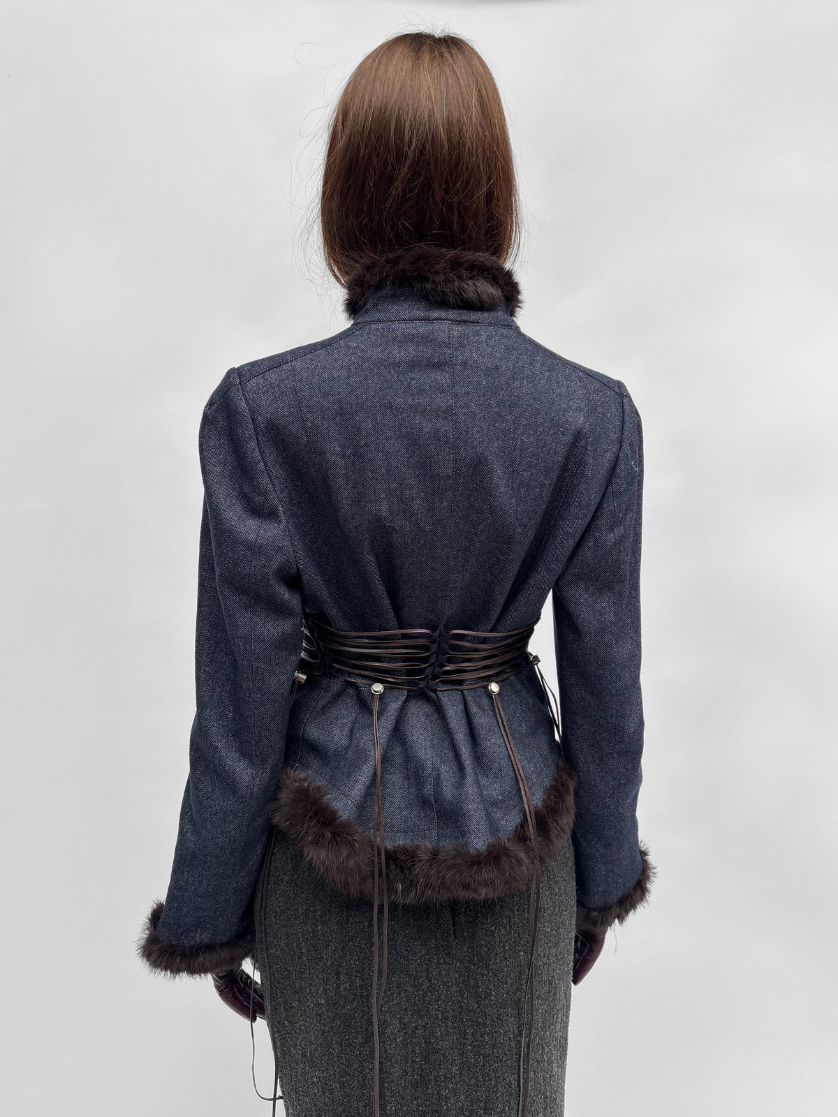 Piece No. 63 — The Denim Fur Blazer