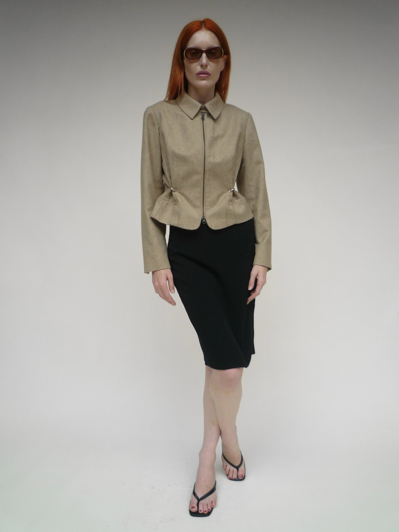 Piercing Jacket Beige