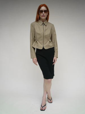 Piercing Jacket Beige