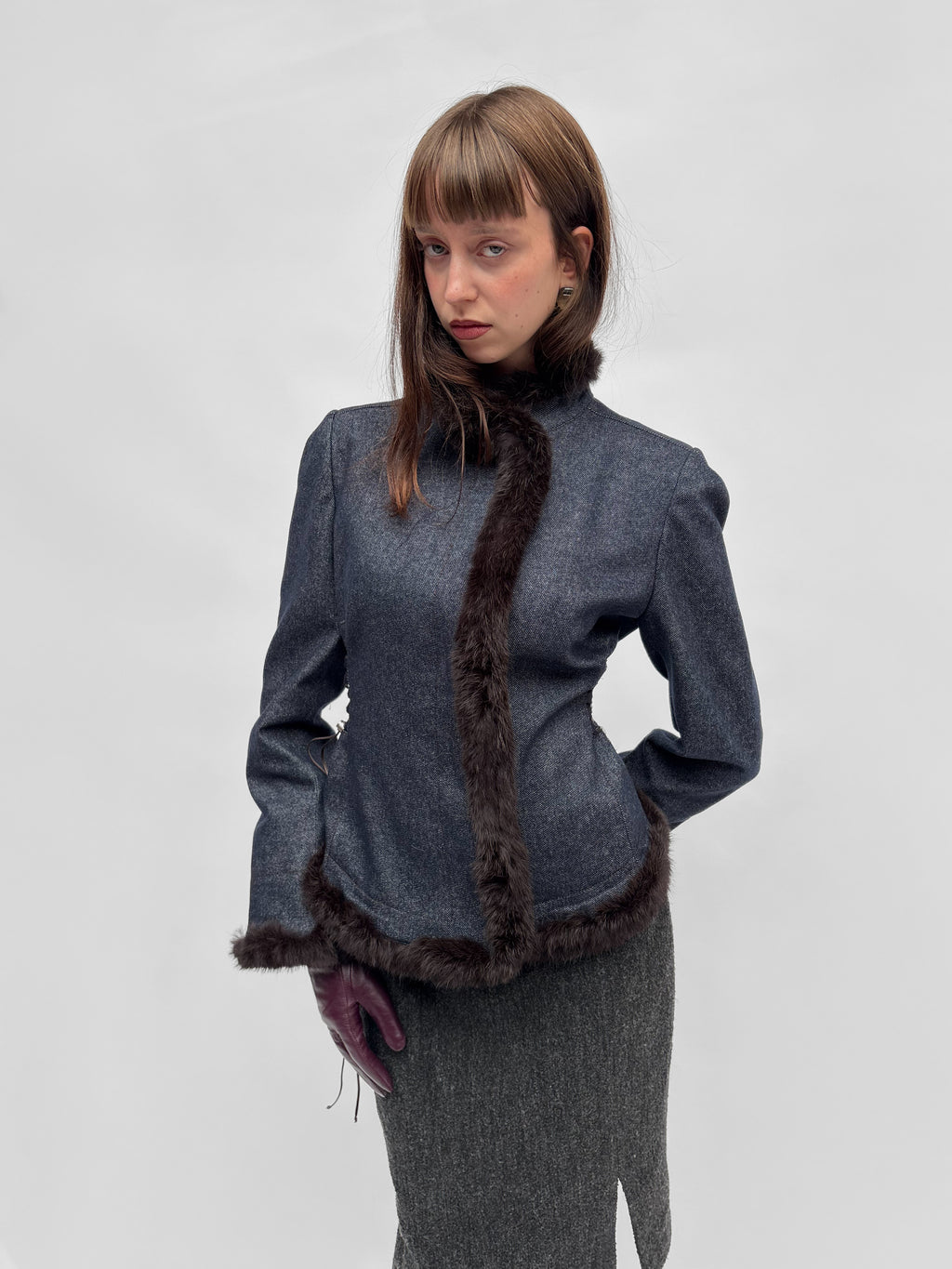 Piece No. 63 — The Denim Fur Blazer