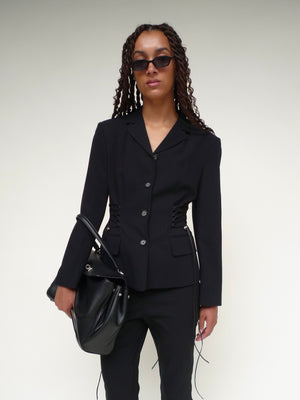 Fitted Black Blazer