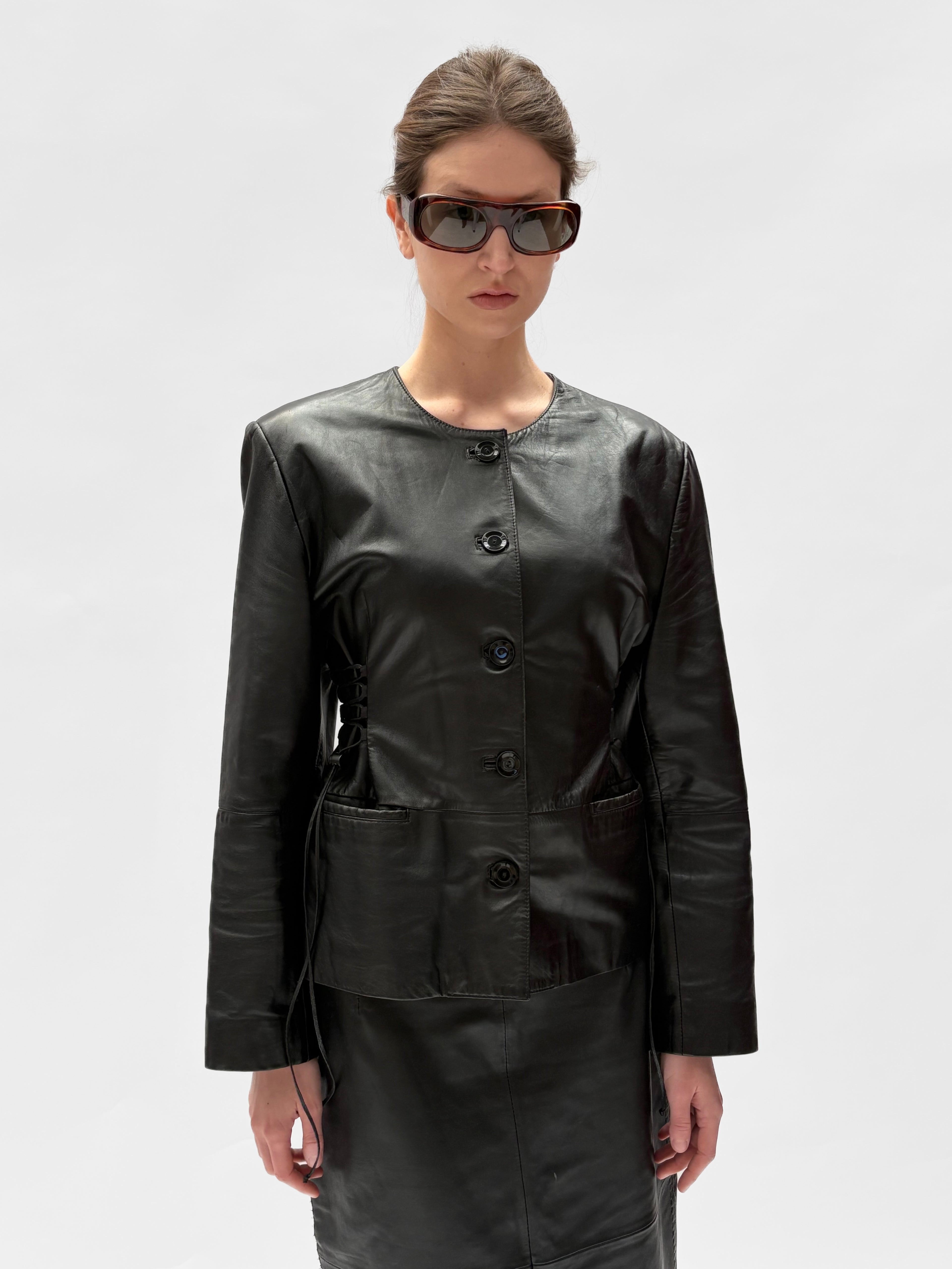 Piece No. 31 — The Leather Lace-Up Jacket