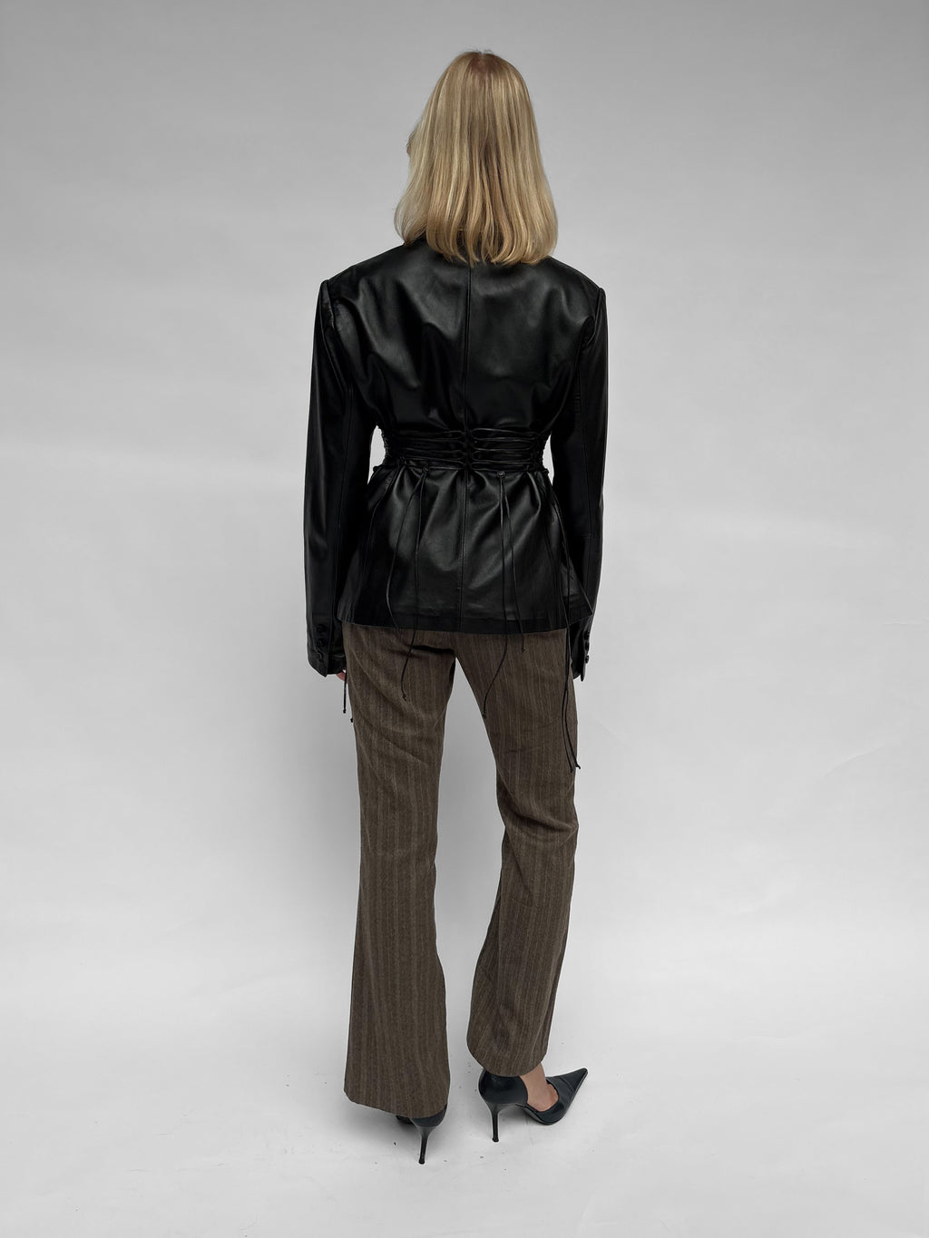Piece No. 06 — The Leather Lace-Up Jacket