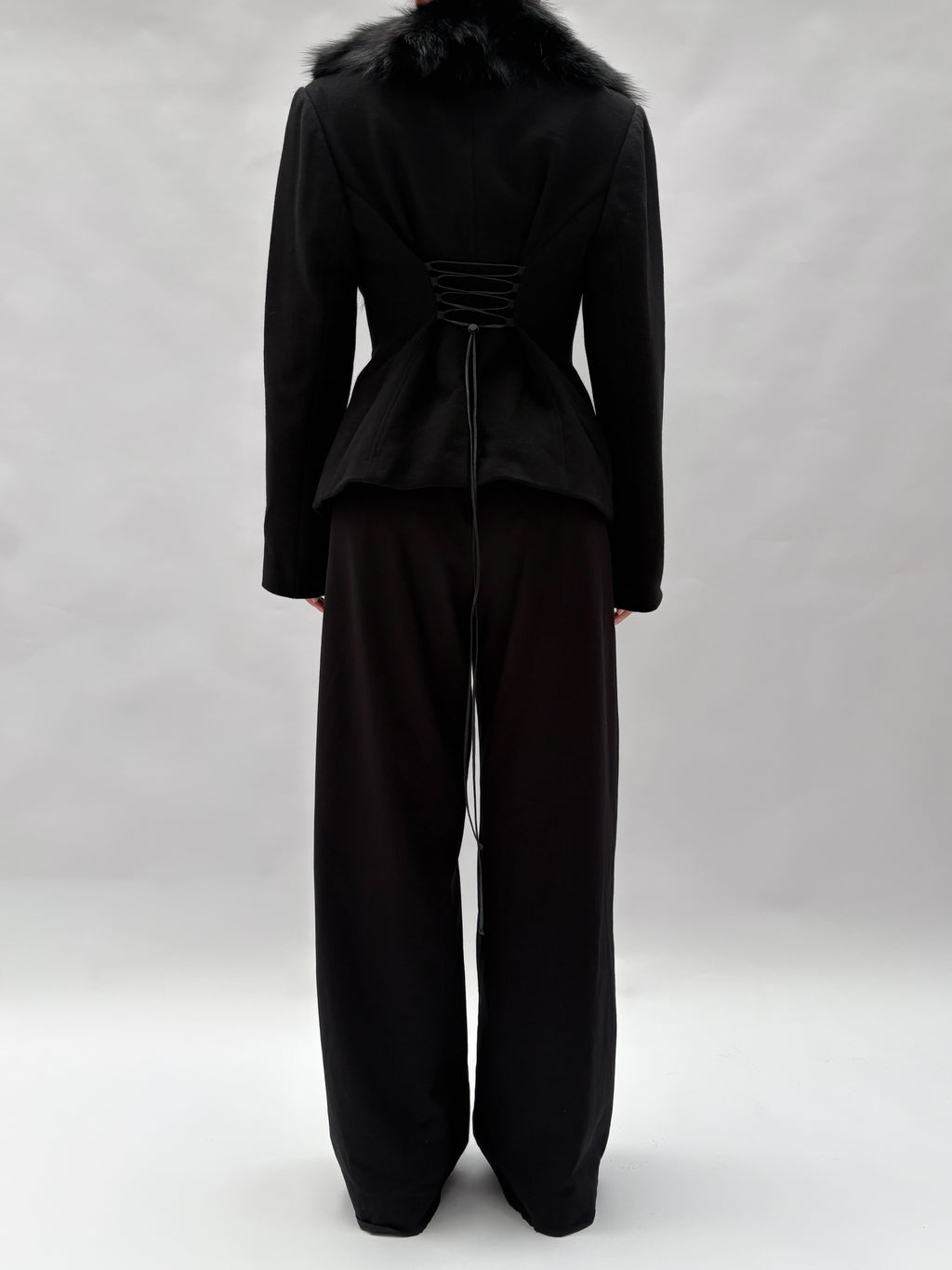 Piece No. 09 — The Fur Collar Hook Blazer