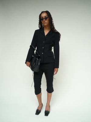 Fitted Black Blazer