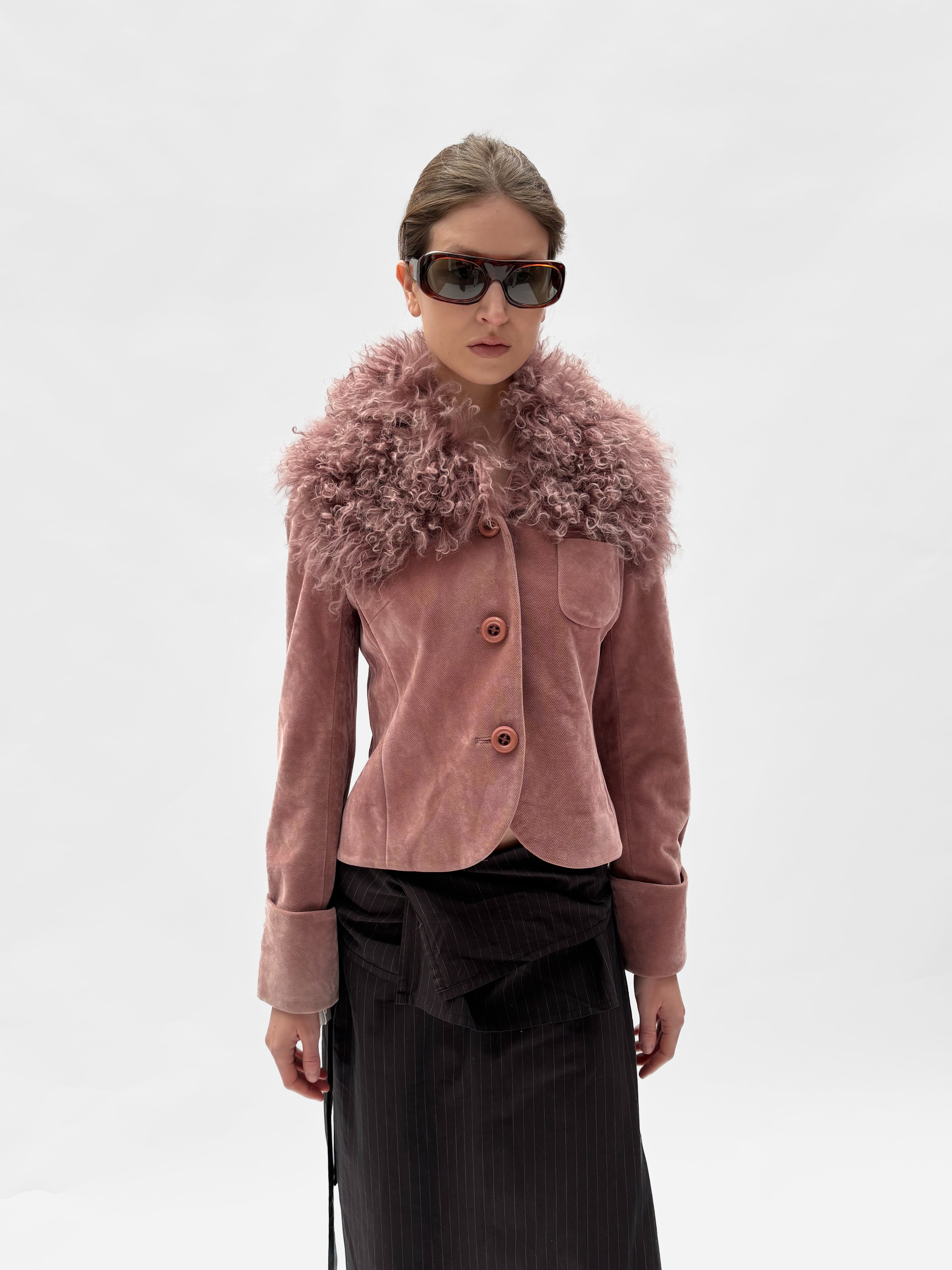 Piece No. 17  — The Pink Fur Collar Blazer