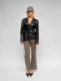 Piece No — The Leather Lace Up Jacket