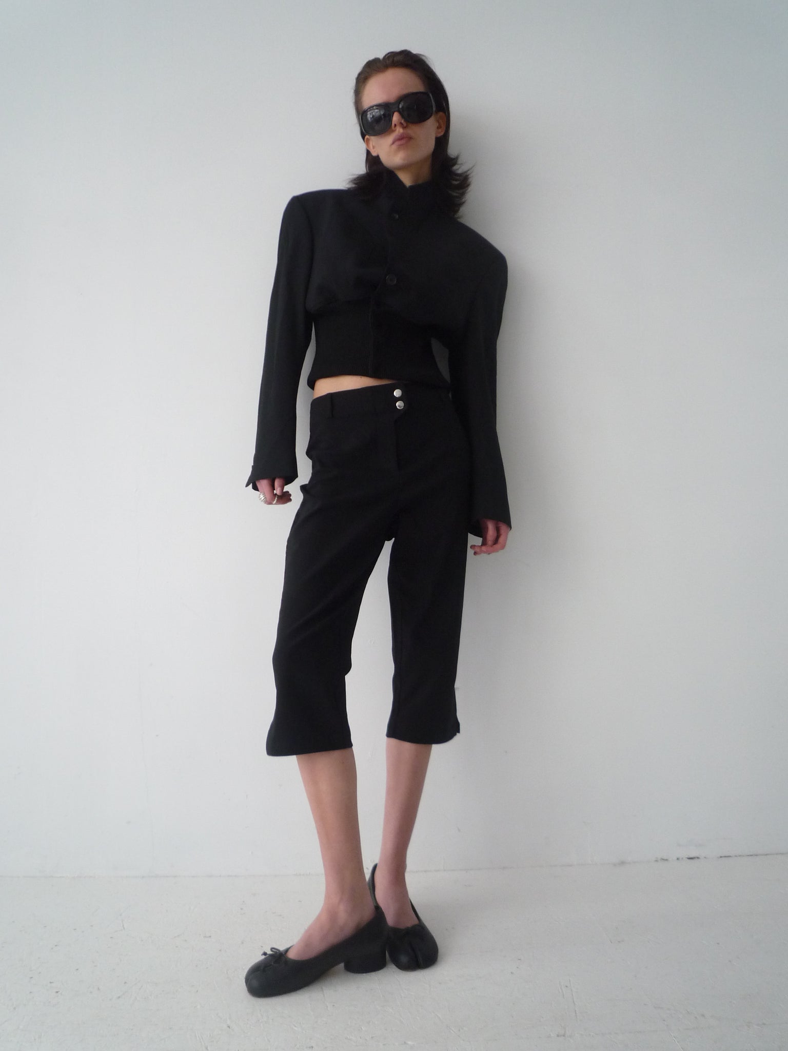 Cropped Bomber Jacket