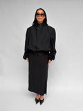 Piece No 39 — Oversized Black Bomber Jacket