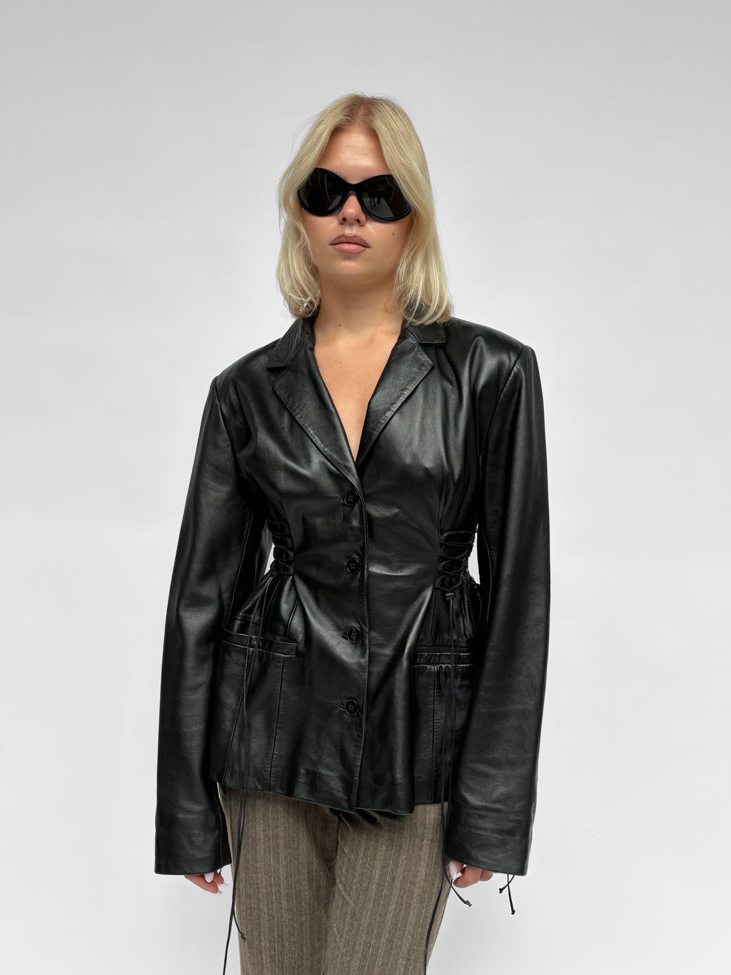 Piece No. 06 — The Leather Lace-Up Jacket
