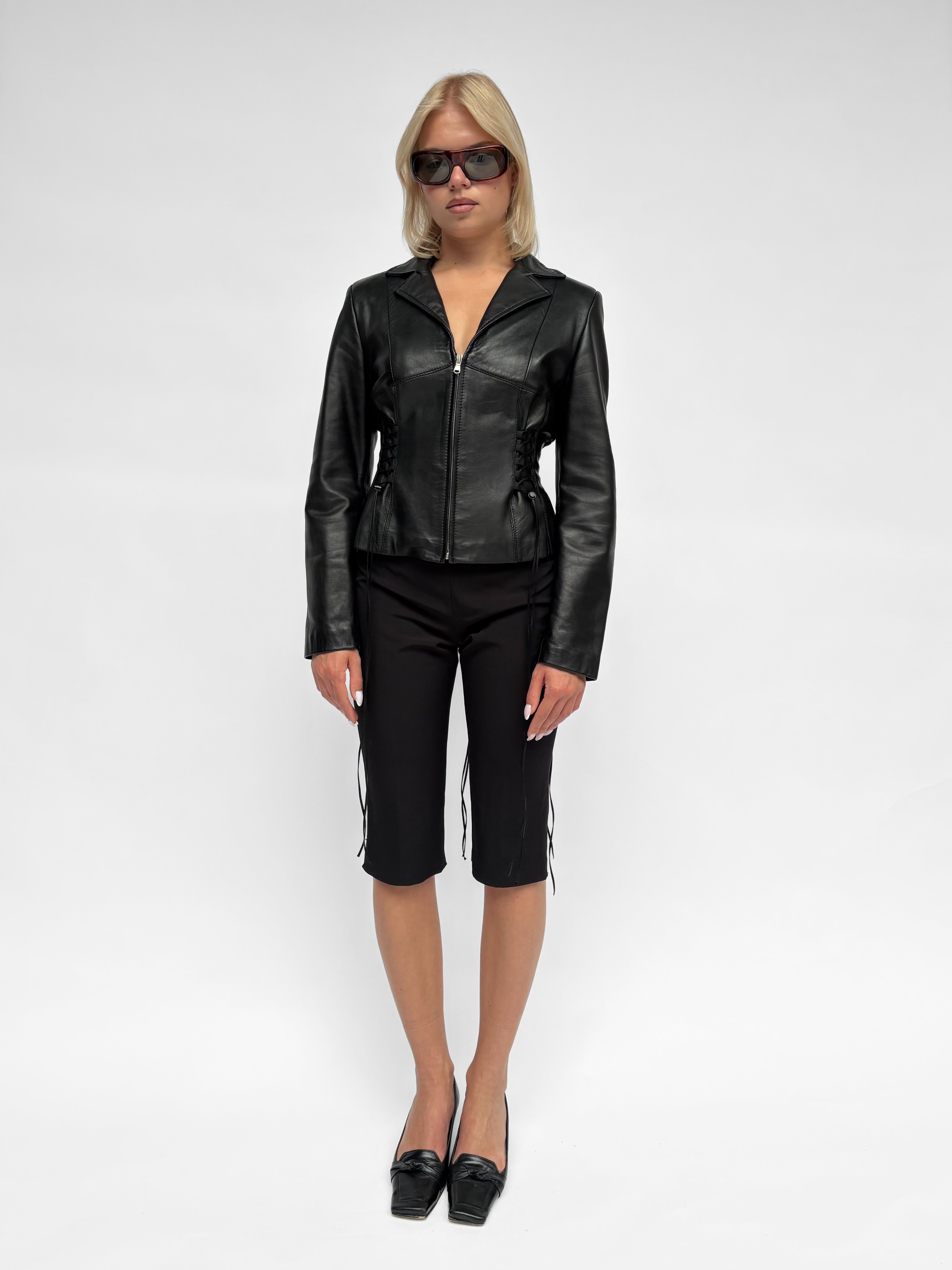 Piece No 08 — The Leather Lace Up Jacket