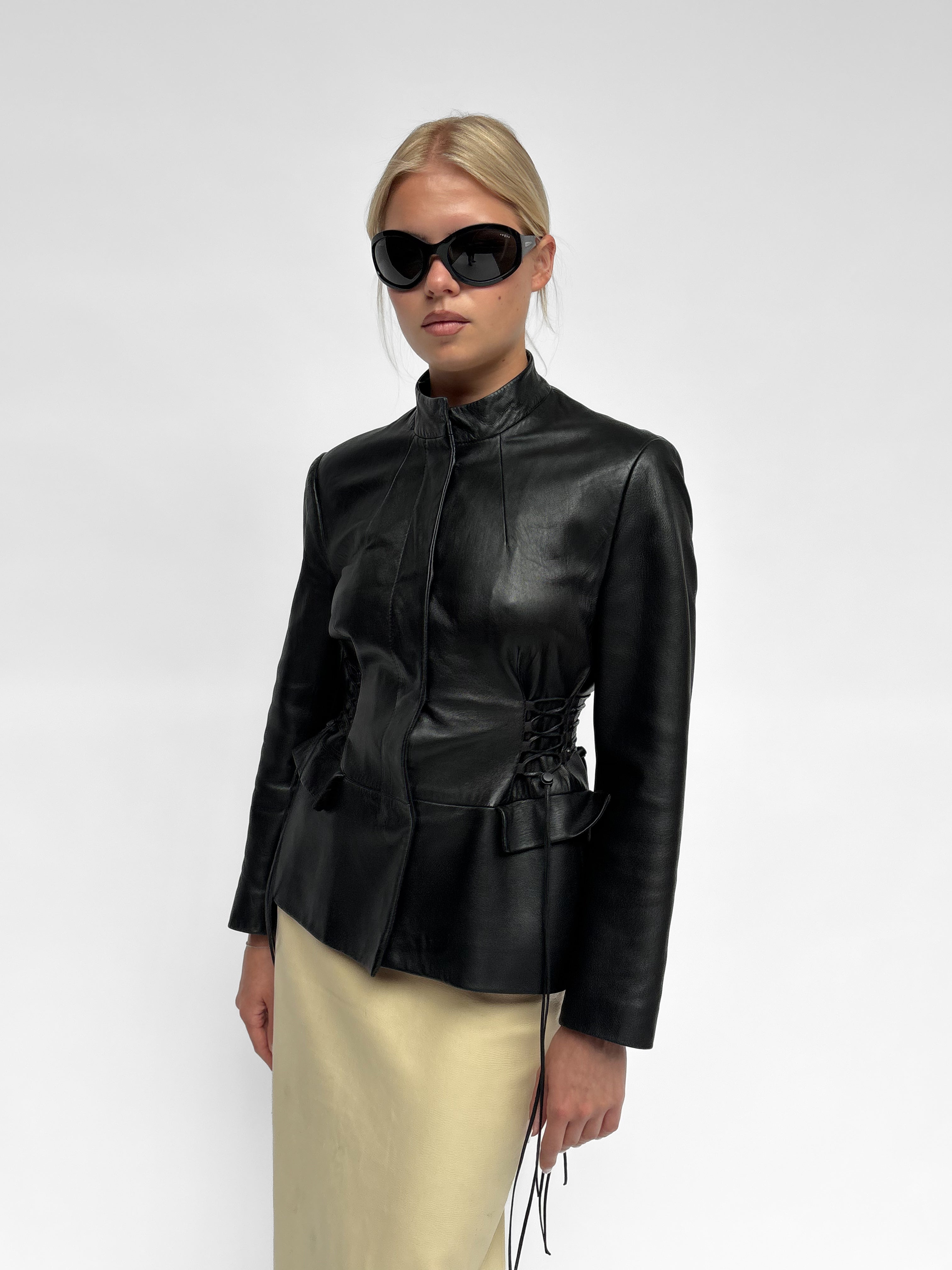 Piece No. 07 — The Leather Lace Up Jacket