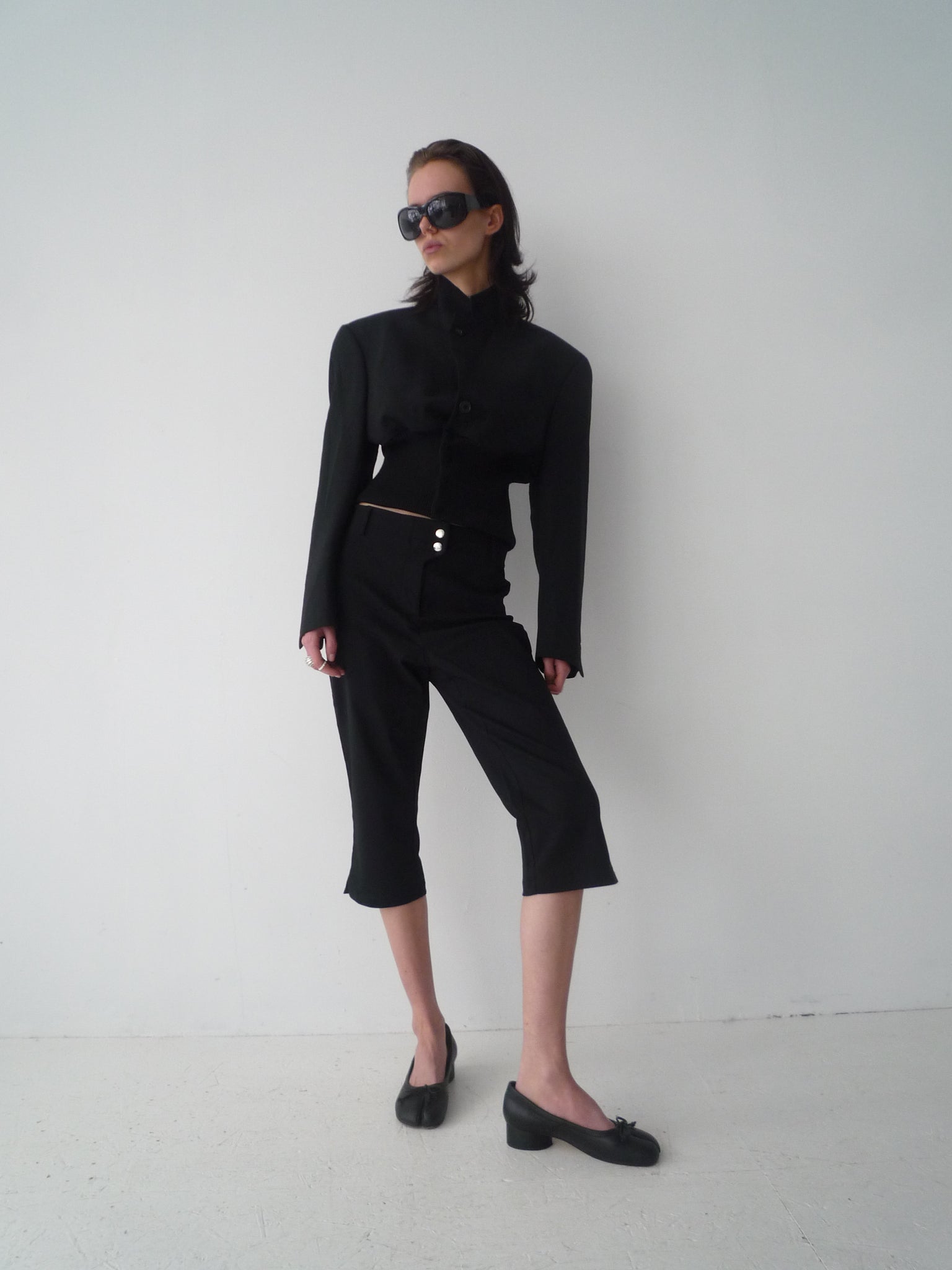 Cropped Bomber Jacket