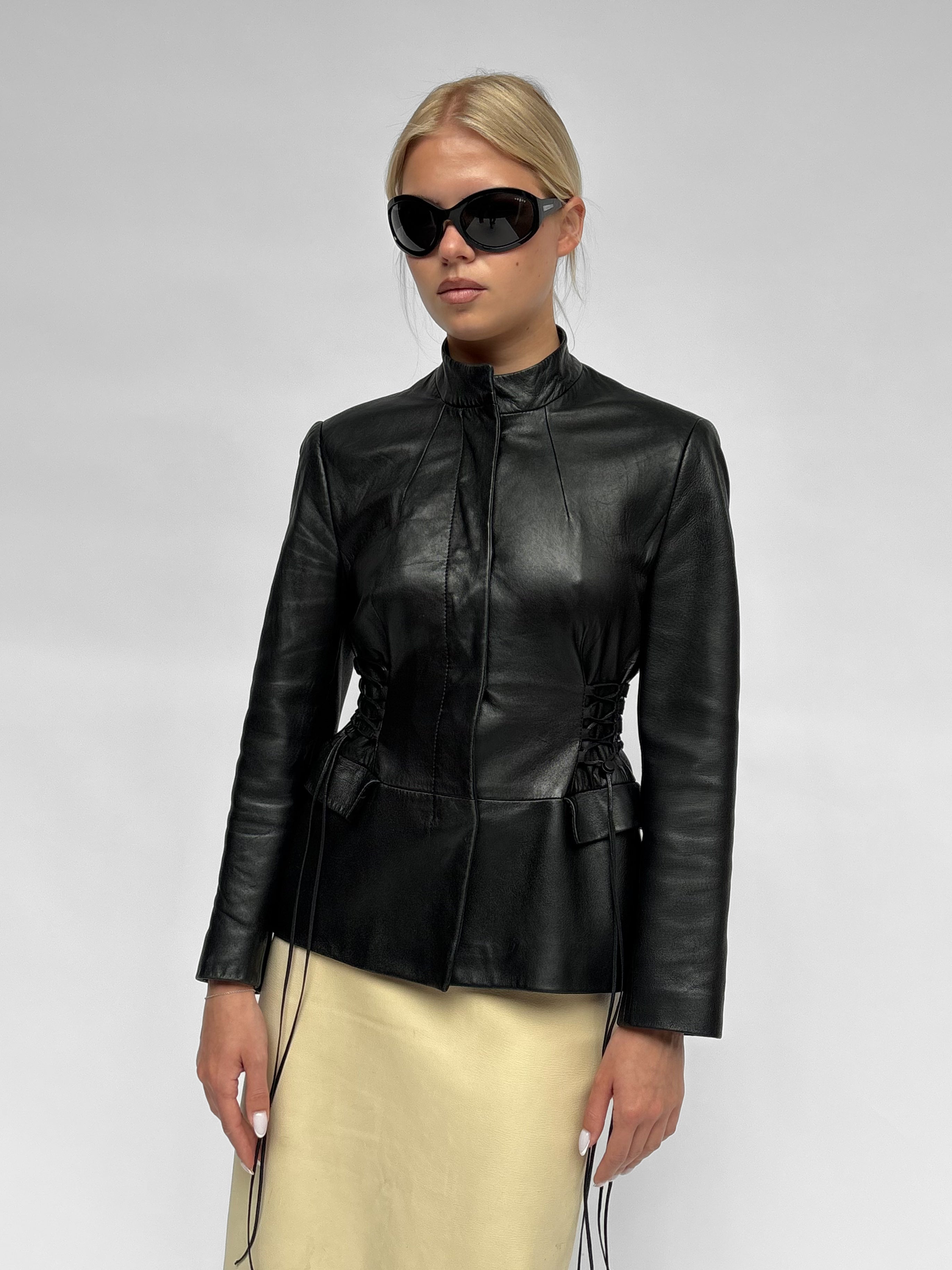 Piece No. 07 — The Leather Lace Up Jacket