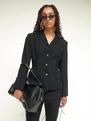 Fitted Black Blazer