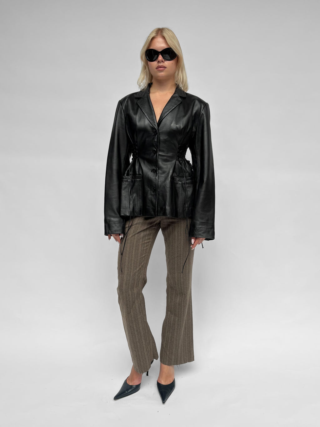 Piece No. 06 — The Leather Lace-Up Jacket