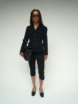 Fitted Black Blazer