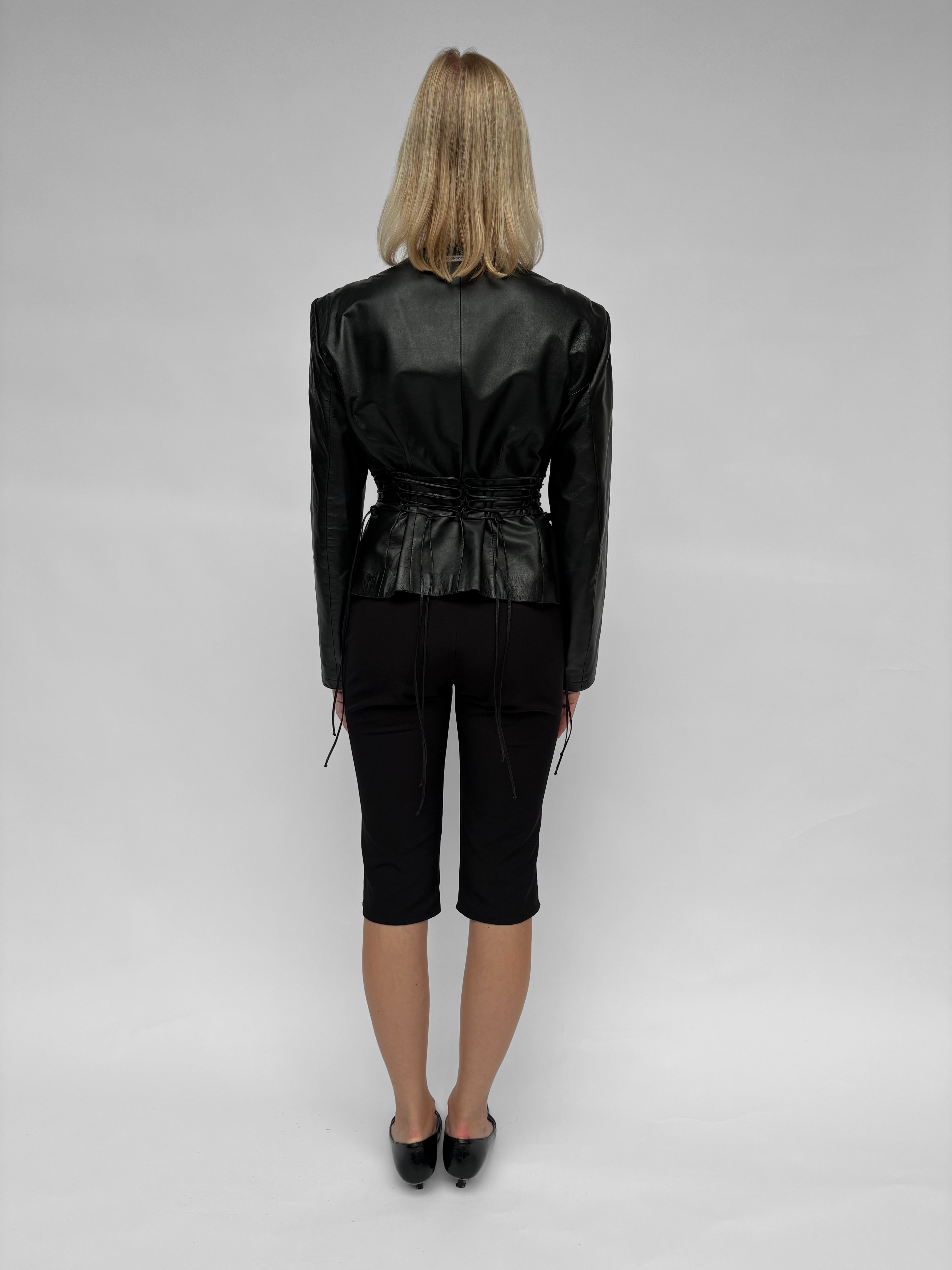 Piece No. 02 — The Leather Lace-Up Jacket