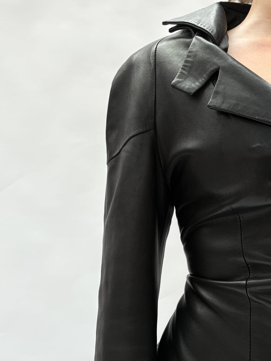 Piece No. 03 — The Sculpted Leather Jacket