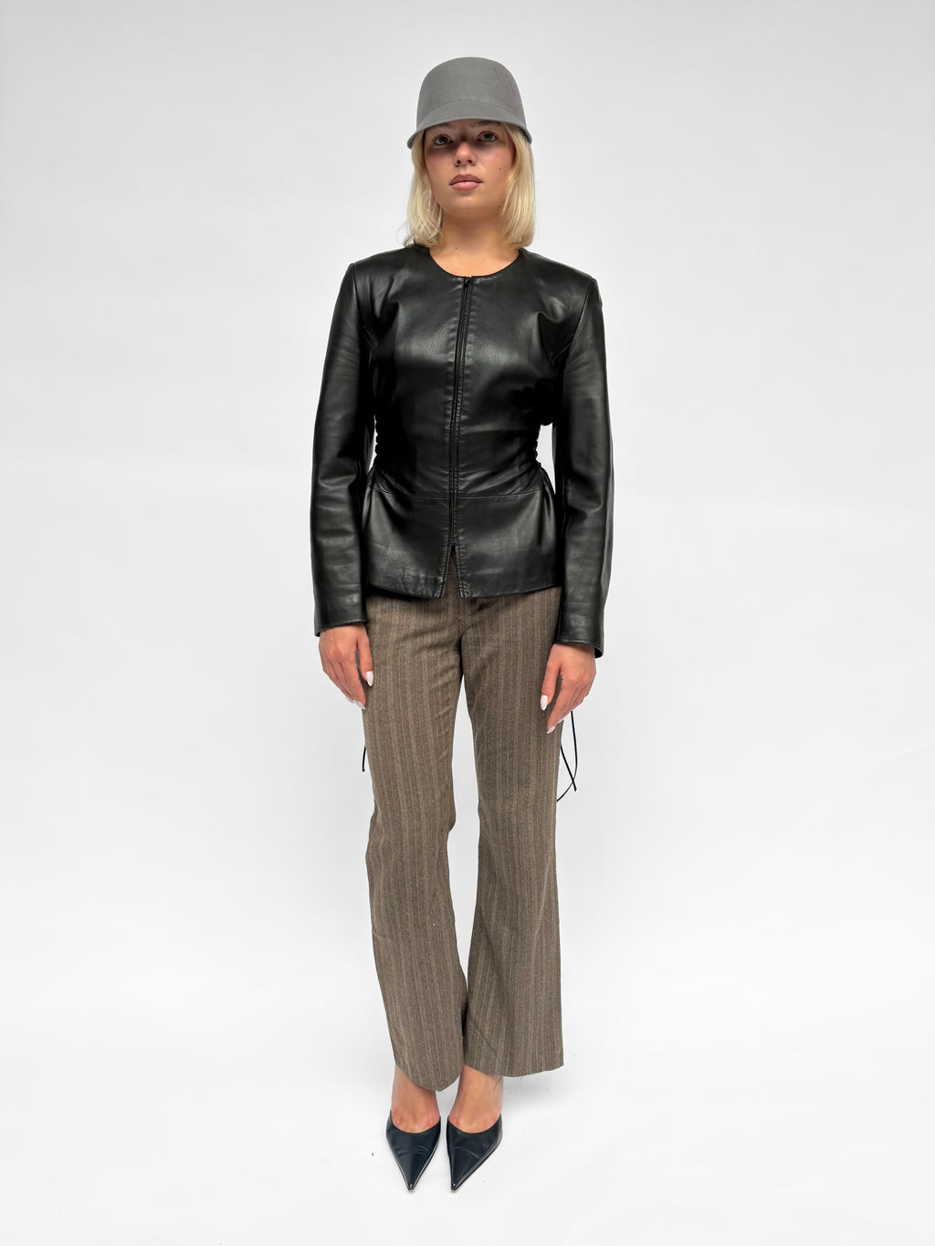 Piece No 05 — The Leather Lace Up Jacket