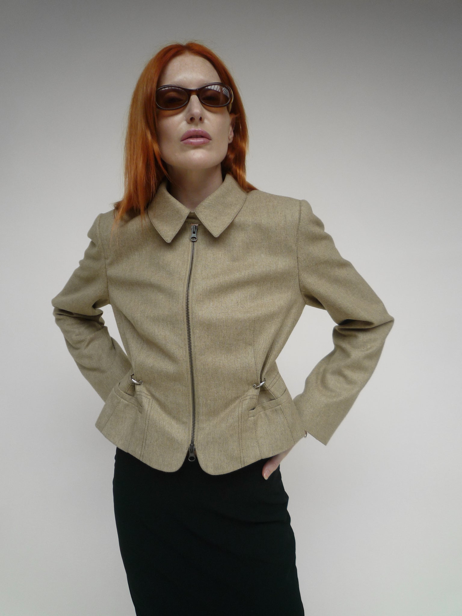 Piercing Jacket Beige