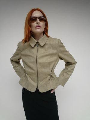 Piercing Jacket Beige