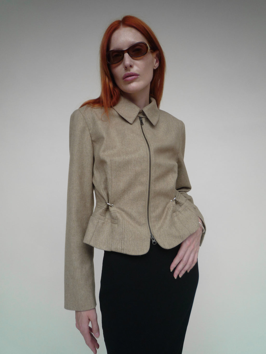 Piercing Jacket Beige