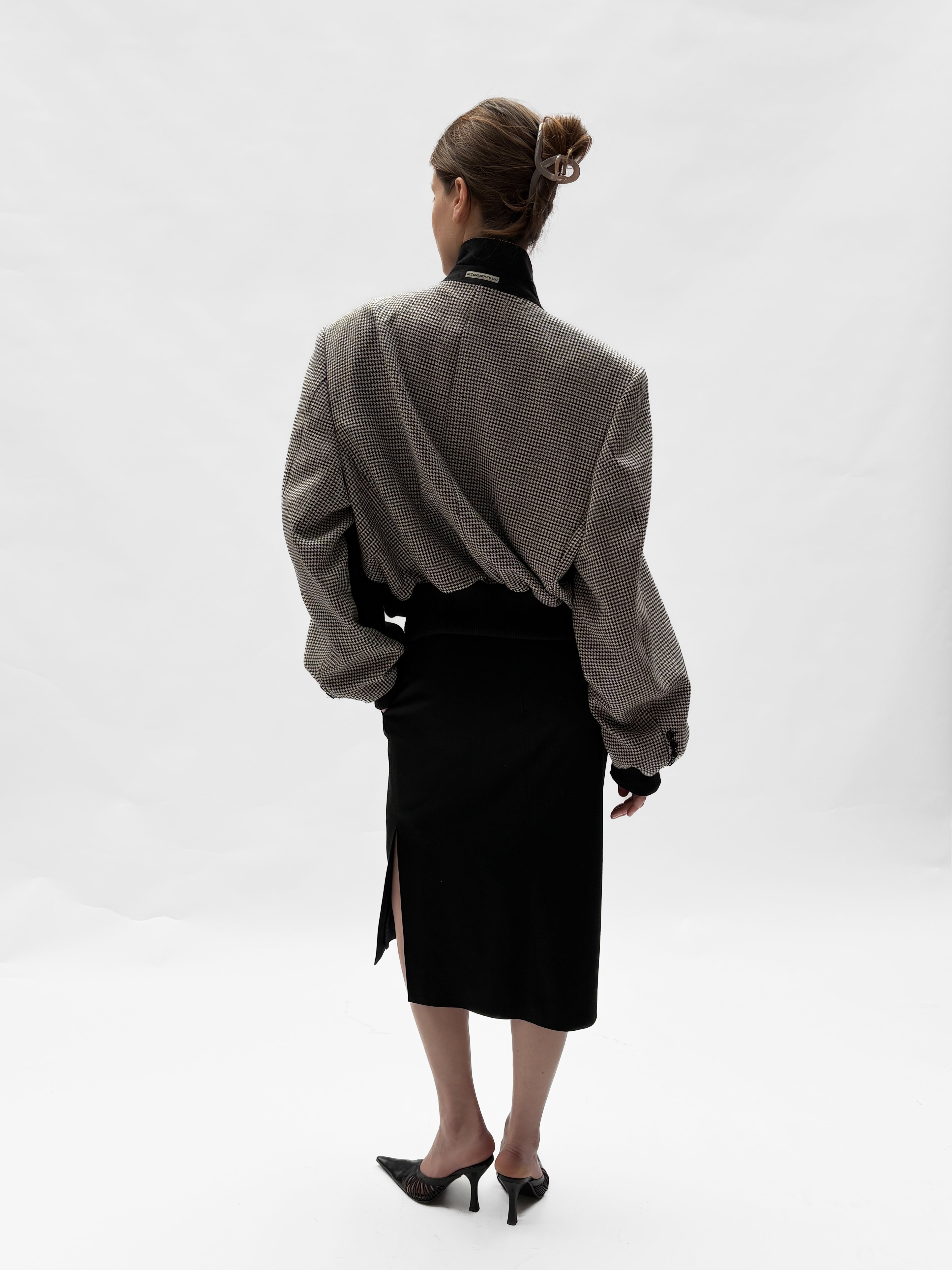 Piece No. 30 — The Pied-de-poule Bomber Blazer