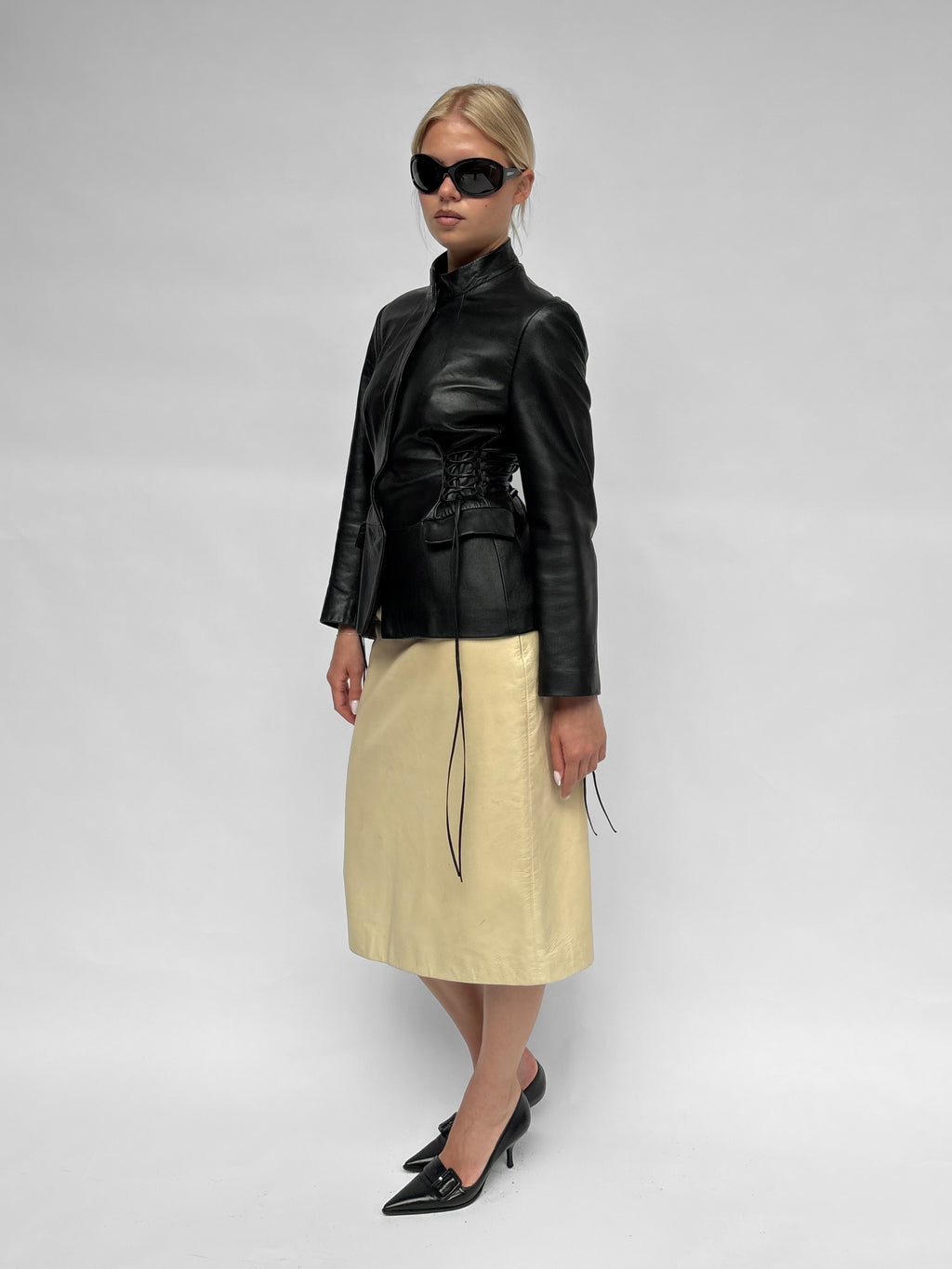 Piece No. 07 — The Leather Lace Up Jacket
