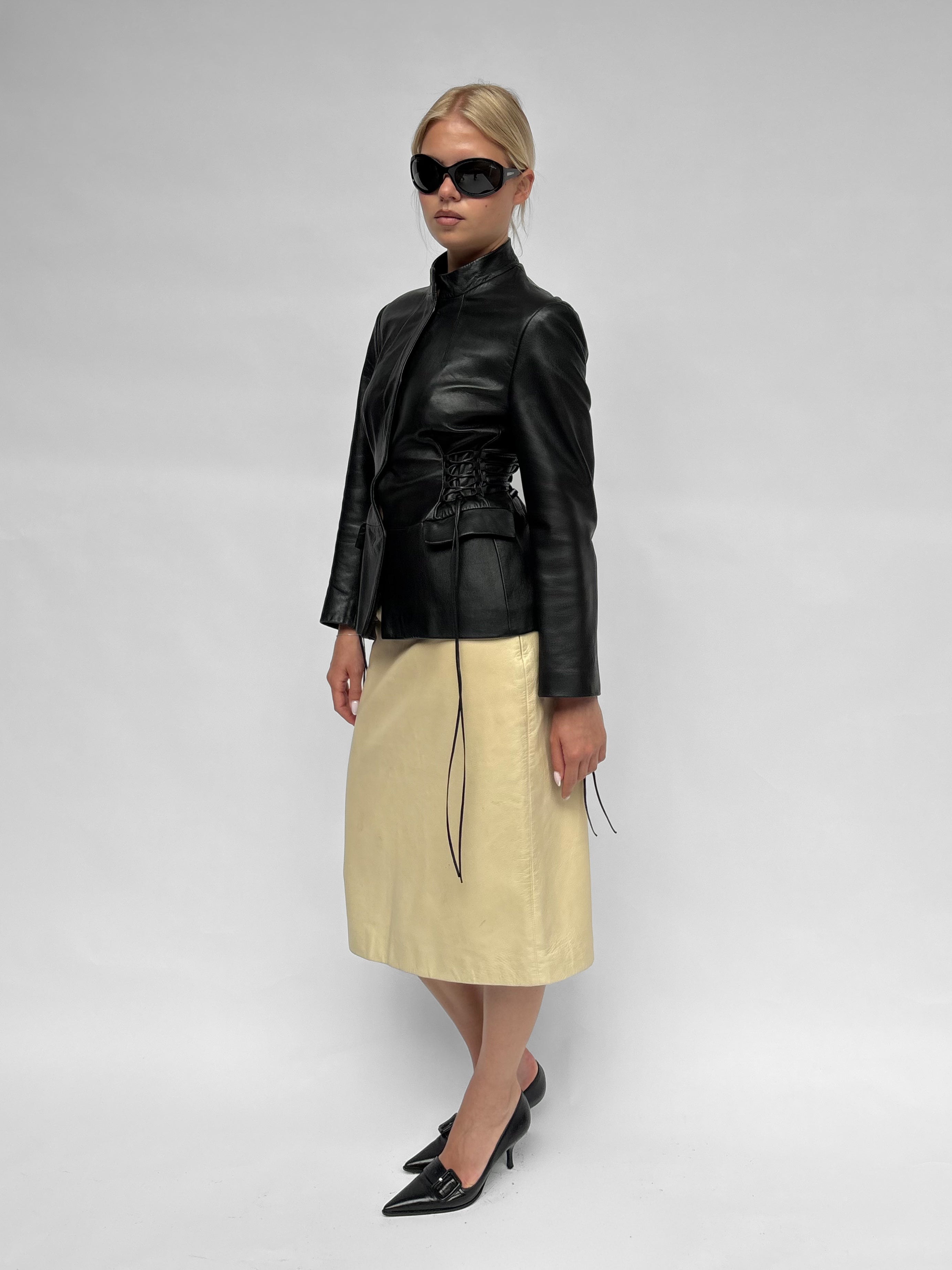 Piece No. 07 — The Leather Lace Up Jacket