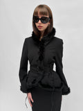Piece No. 62 — The Lace Up Fur Blazer